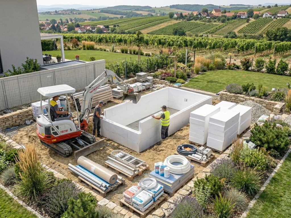 Pool Aushub in Landegg – Baden