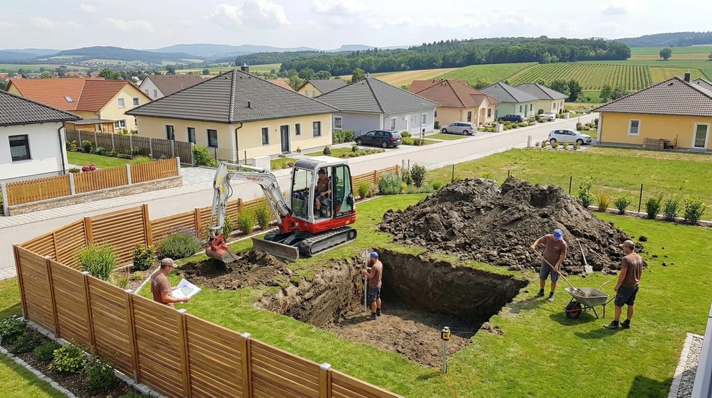 Pool Aushub in Drösing – Gänserndorf