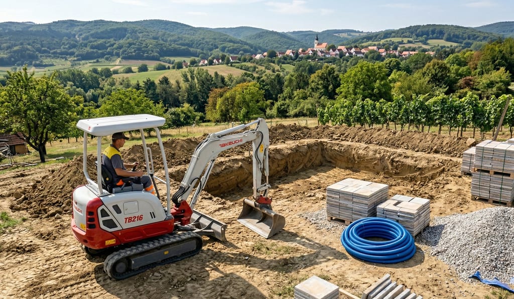 Pool Aushub in Mailberg – Hollabrunn