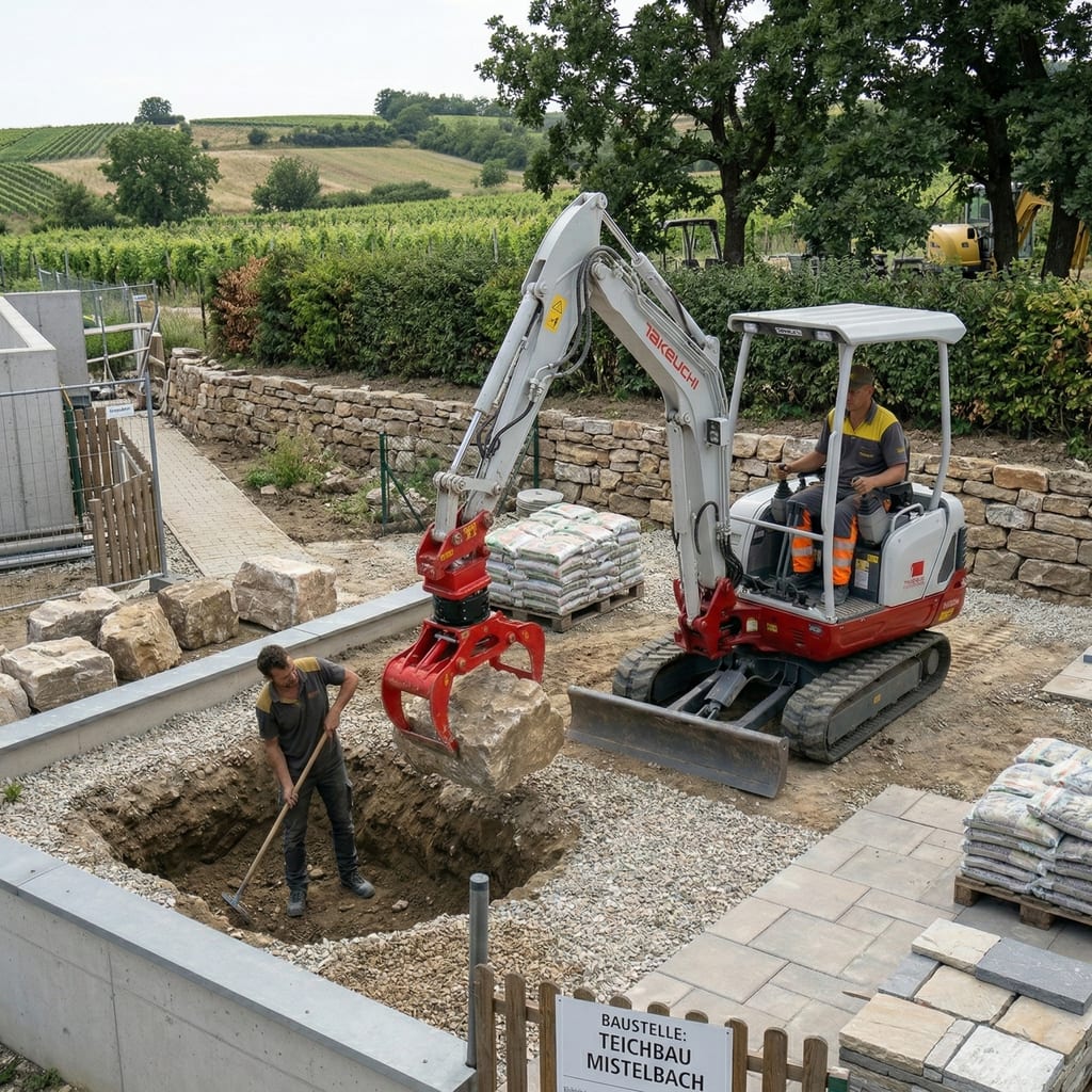 Pool Aushub in Ottenthal – Mistelbach