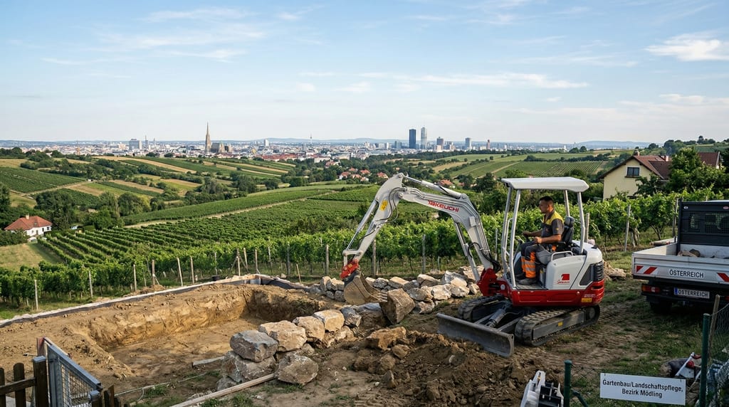 Pool Aushub in Achau – Mödling