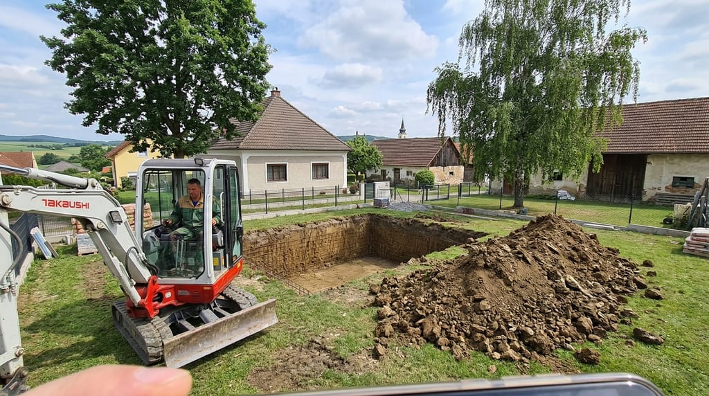 Pool Aushub in Kogl – Tulln