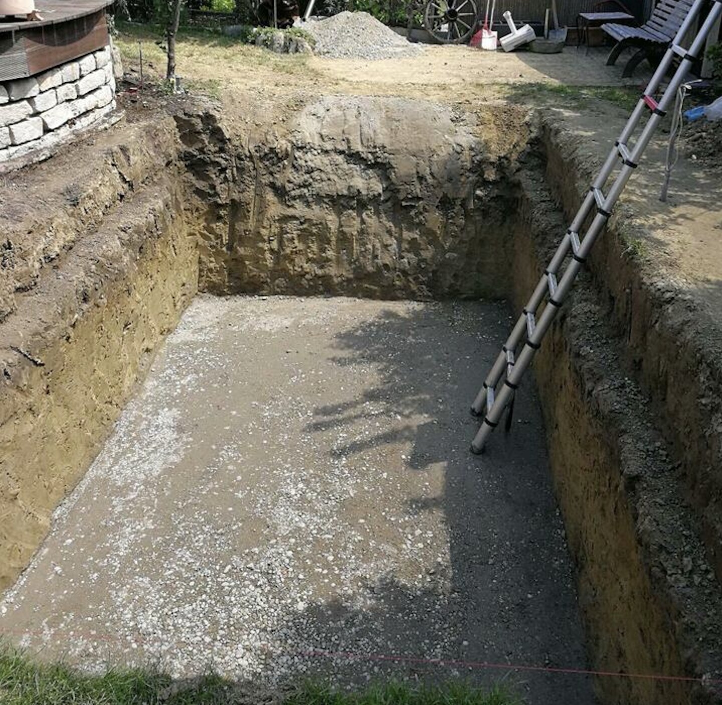 Pool Aushub in Niederösterreich