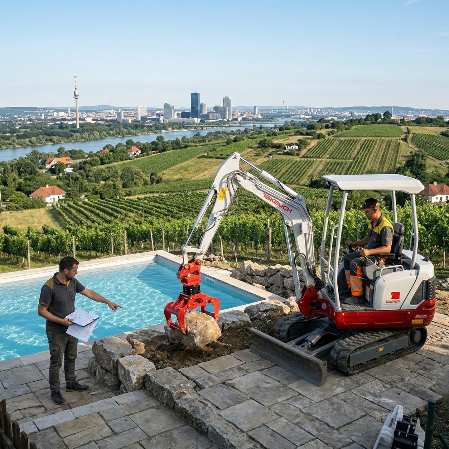 Pool Aushub in 1210 Wien Floridsdorf